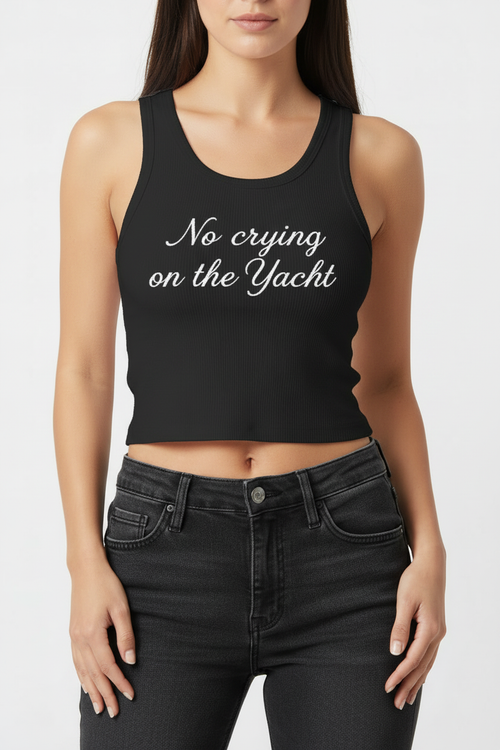 No Crying on the Yacht - Black